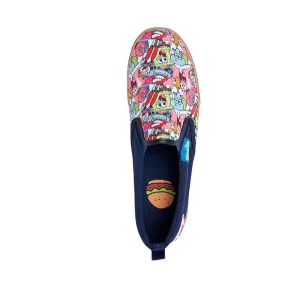 SpongeBob SquarePants Canvas Slip On Sneakers - Picture 9 of 16